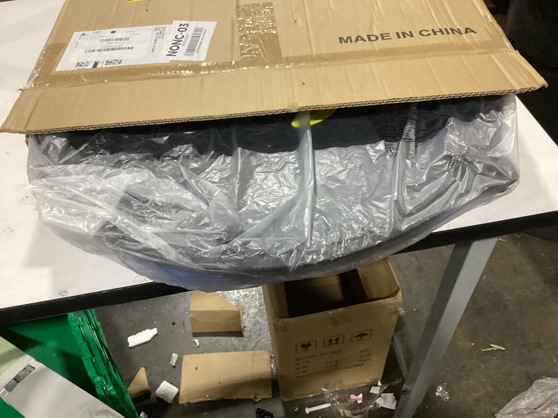 Condition photo showing Good Condition for ZELUS Balance Ball Trainer with Resistance Bands and Foot Pump, Inflatable Yoga Ball for Home Gym Workouts, 23 Inch Exercise Half Ball for Balance Training Core Strength Fitness More, 330lb Cap Blue