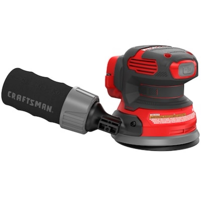 craftsman v20 20-volt random orbital cordless sander with dust management