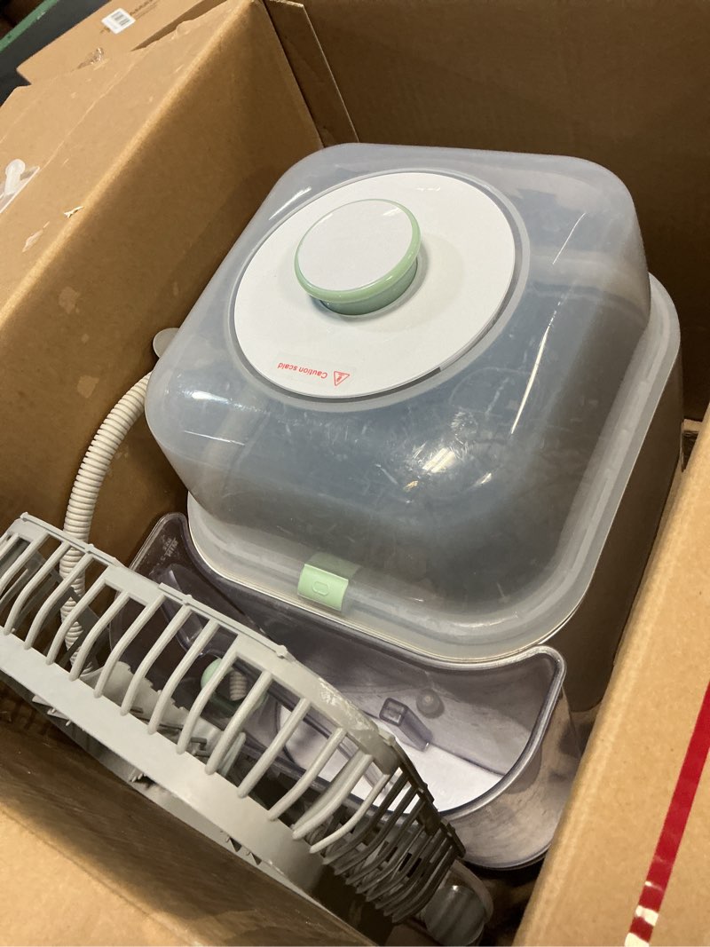 Condition photo showing As Is for momcozy kleanpal pro baby bottle washer, sterilizer & dryer - all-in-one cleaning machine for bottles, pump parts & baby essentials - time-saving & effortless care