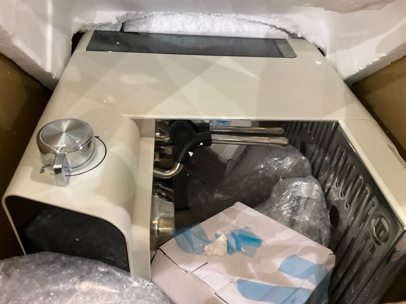 ollygrin espresso machine with grinder, 20 bar professional espresso maker with 19 grind sizes, coff