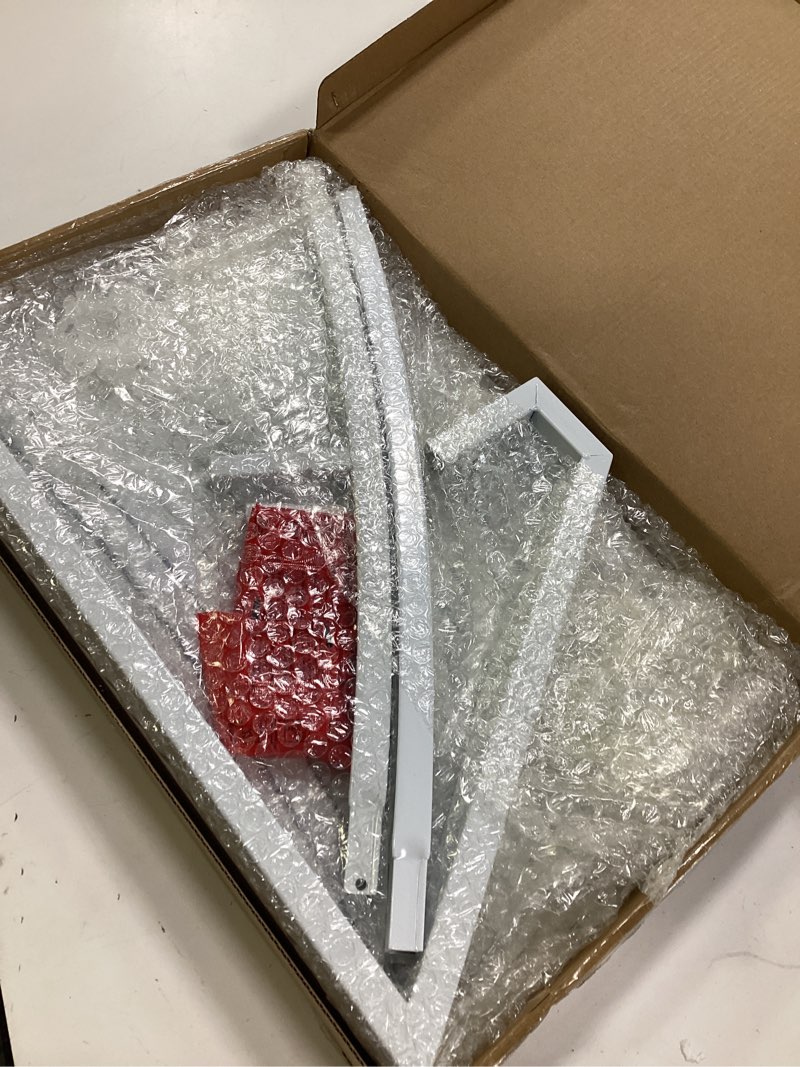 Condition photo showing New/Like New for Fomcet 7.2FT Wedding Arch White Metal Round Backdrop Stand Circle Balloon Arch Frame for Ceremony Birthday Party Anniversary Bridal Baby Shower Graduation Decoration 7.2FT White