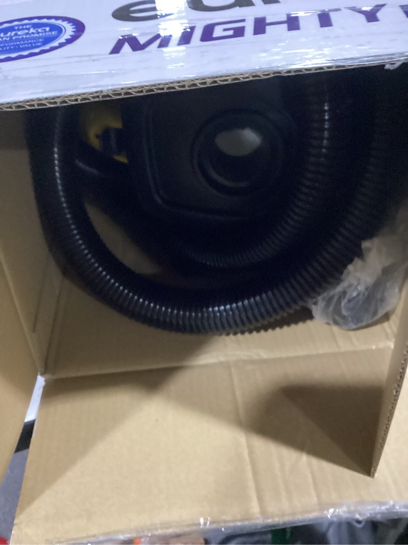 Condition photo showing As Is for Eureka 3670M Canister Cleaner, Lightweight Powerful Vacuum for Carpets and Hard floors, w/ 5bags,Yellow Yellow 3670M with 5 bags
