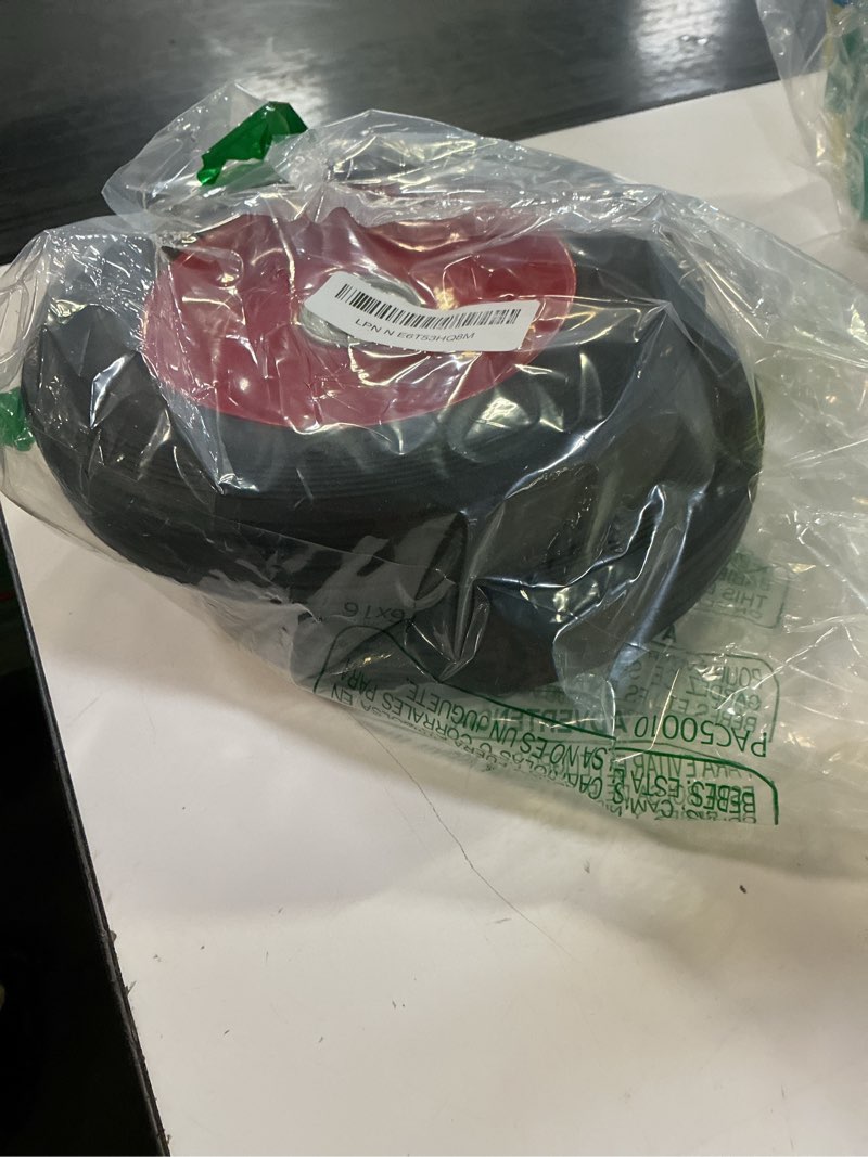 Condition photo showing Good Condition for 4 pcs 8 x 1.75 inch solid rubber tire, black red solid rubber wheels with 1/2 inch axle, hand truck replacement wheels for garden carts, wheelbarrows red 4pcs