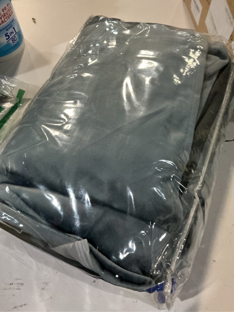 Condition photo showing Good Condition for miulee velvet curtains 96 inches long 2 panels set for bedroom, pinch pleat back tab thermal insulated living room darkening drapes pleated blackout floor to ceiling curtains with hooks, dark slate dark slate 50"w x 96"l (pack of 2)