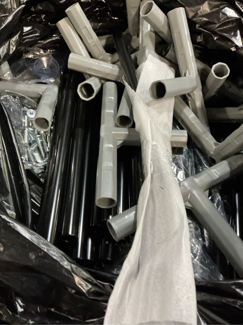 Condition photo showing As Is for (Incomplete )  Baby Playpen 79\"x79\" Extra Large Play Pen for Babies and Toddlers, Safety Baby Play Yard & Fence with Dual Zipper Doors, Dual Storage Mesh Pockets, and Fully Transparent Sides