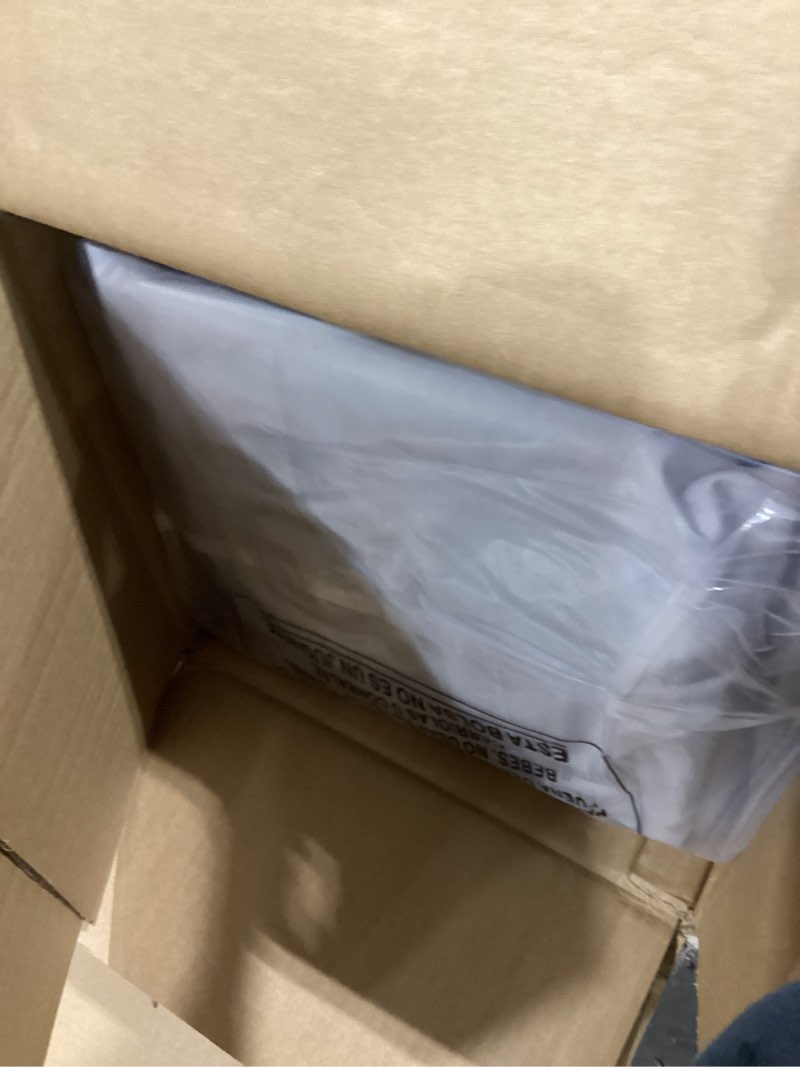 Condition photo showing Good Condition for Baby Delight Lunaire Full Size Crib | Breathable Mesh Baby Crib | Tool-Free Assembly Baby Bed | Pebble Grey
