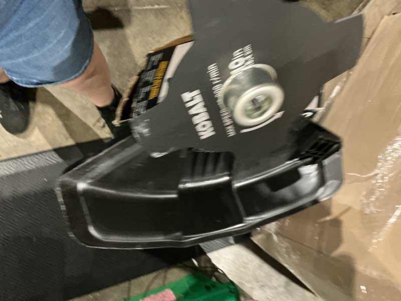 Condition photo showing As Is for kobalt universal brush cutter attachment