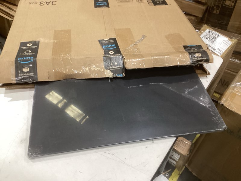 Condition photo showing As Is for thirteen chefs extra large 24 x 18 black cutting board - 1/2" thick hdpe plastic for restaurants and professional kitchens 24"l x 18"w black