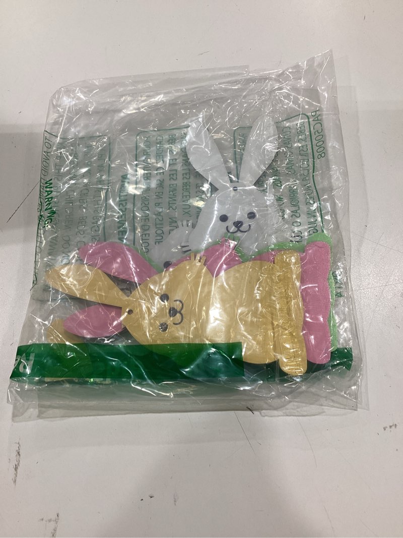 Condition photo showing New/Like New for 12pcs wooden easter basket name tags - diy unfinished blank wooden basket tags with string, cute wood bunny tag decorations for kids party favors, spring party decor 12pcs bunny name tag