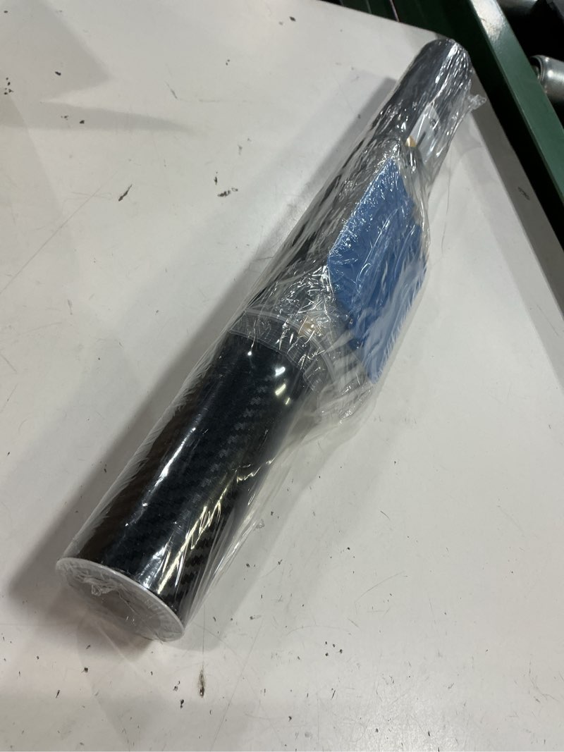 Condition photo showing New/Like New for vvivid black carbon fiber automotive vinyl wrap film w/ 3m toolkit (1.5ft x 5ft)