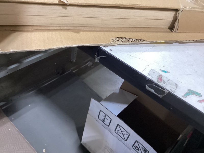 Condition photo showing Good Condition for doai art 18x24 poster frame 2 pack in oak, woodgrain color 18 x 24 picture frames for horizontal or vertical wall mounting, scratch-proof safe and artistic large photo frame wall art oak color 18x24 2pack