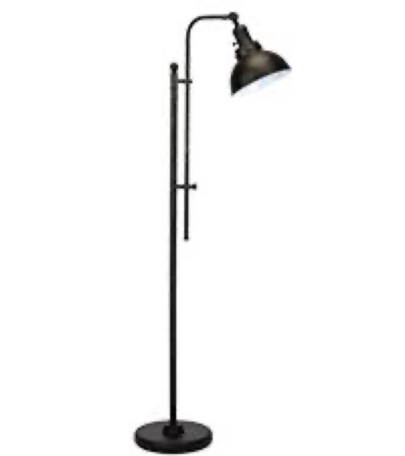 VONLUCE Floor Lamp for Living Room, 65'' Tall Industrial Floor Lamp, Adjustable Height & Head Vintag