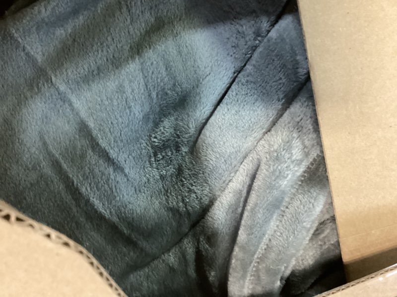 Condition photo showing As Is for PHF Ultra Soft Fleece Blanket Queen Size, No Shed No Pilling Luxury Plush Cozy 300GSM Lightweight Blanket for Bed, Couch, Chair, Sofa, Perfect Decorations Gifts, 90" x 90", Grey Queen(90" x 90") Grey