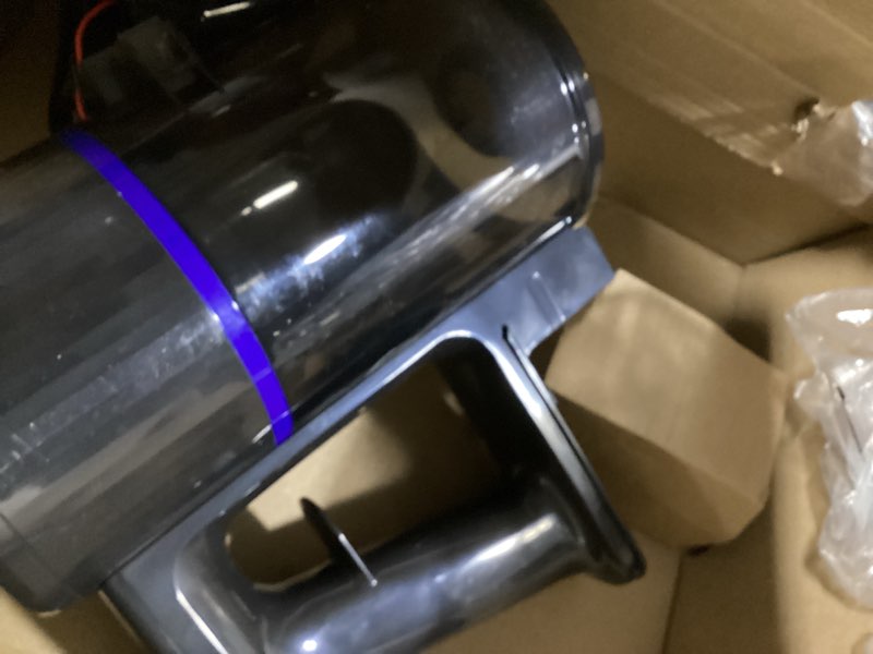 Condition photo showing Good Condition for cordless vacuum cleaner, 500w 45kpa 50mins stick vacuum cleaners for home with led light, self-standing, anti-tangle brush & 1.6l dust cup, lightweight vacuum for pet hair, carpets, hard floors purple