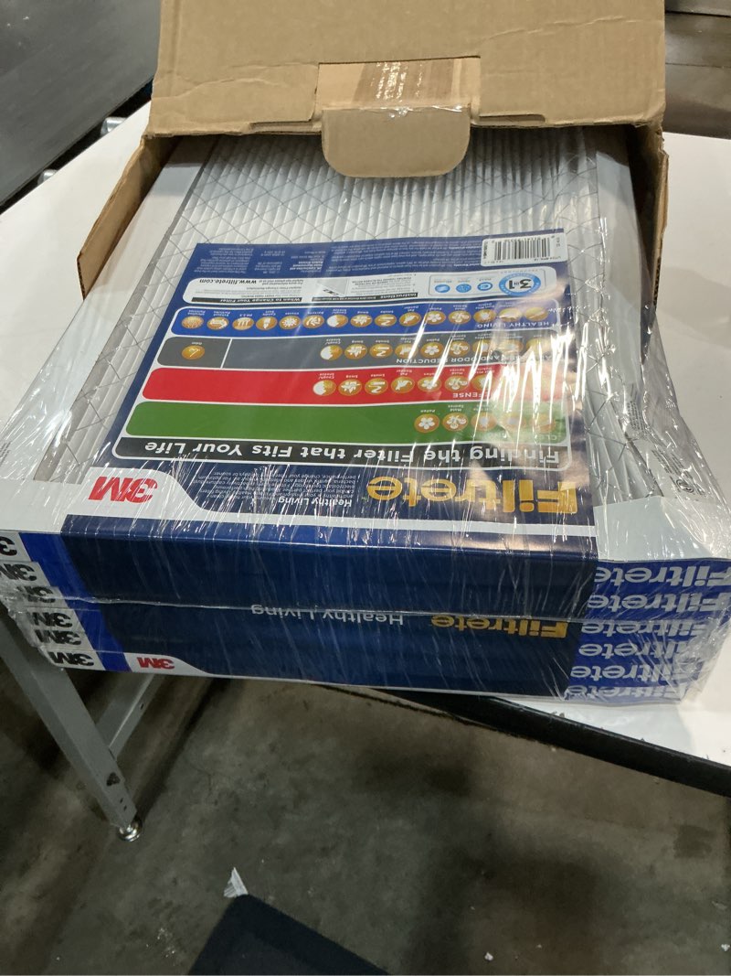 Condition photo showing Good Condition for filtrete 14x30x1 air filter, merv 13, mpr 1900, premium allergen, bacteria & virus, 3-month ac and furnace filter, easy on air flow, 6 hvac filters (actual size 13.81 x 29.81 x 0.78 in)