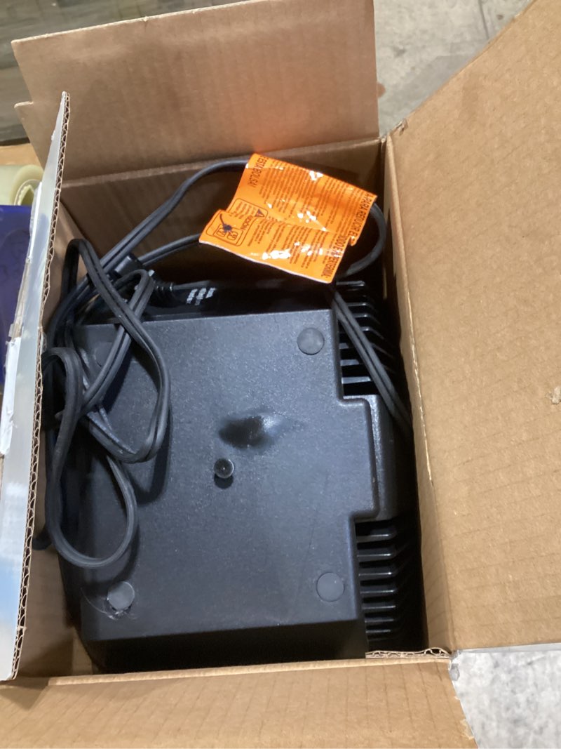 Condition photo showing As Is for utilitech 1500 -watt fan compact personal indoor electric space heater with thermostat