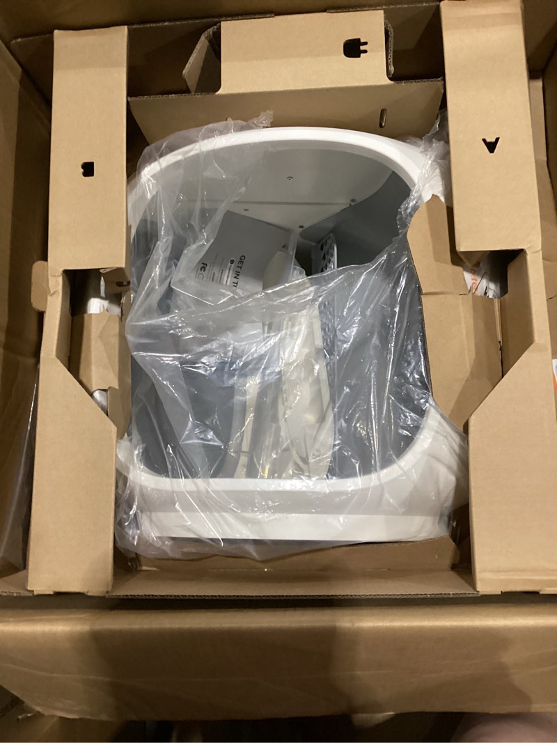Condition photo showing New/Like New for Not tested Meowant Self Cleaning Litter Box, Multi-Cat Compatible, Automatic Litter Box Self Cleaning with APP Control, 75L Extra Large Open Low Entry Smart Cats Litter Boxs for Senior Cats Large Cats