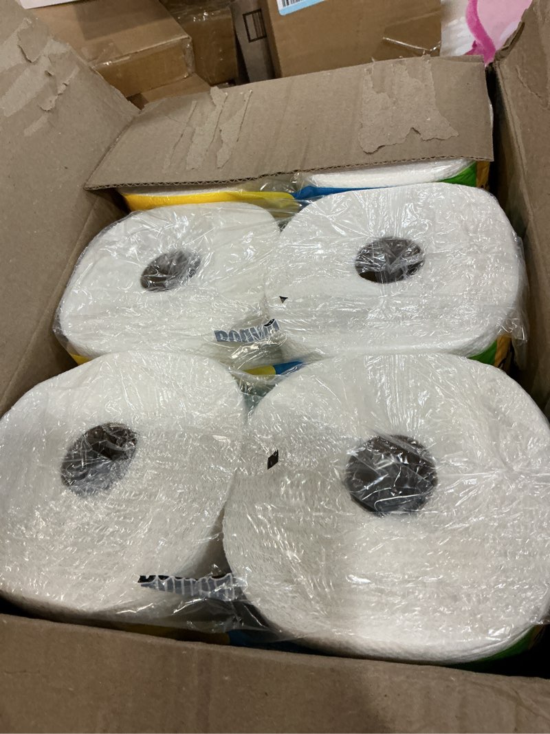 Condition photo showing New/Like New for bounty select-a-size paper towels, white, 2 triple rolls = 6 regular rolls white triple 123 sheet (pack of 6)