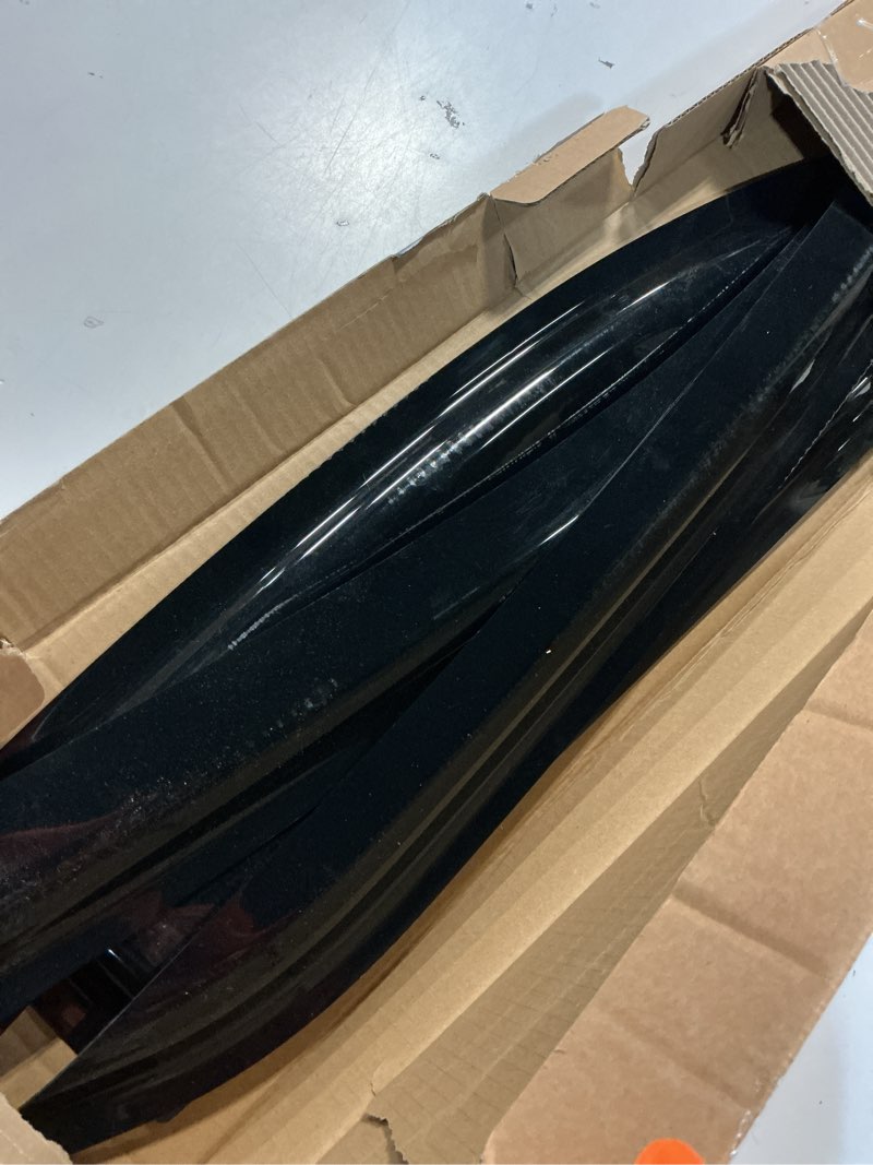 Condition photo showing As Is for window visors rain guards for toyota corolla 2009-2013, out-channel window vent wind deflectors visors shades for 09-13 corolla 2009-2013 toyota corolla