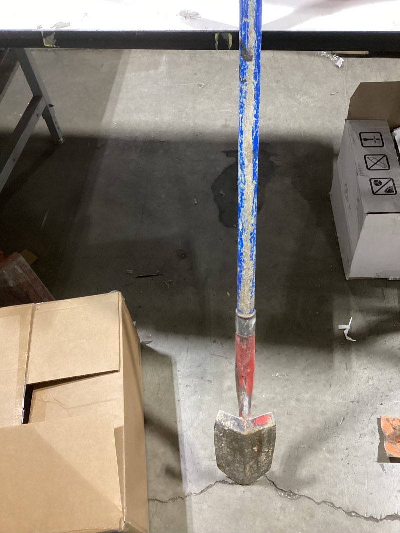 Condition photo showing As Is for Kobalt 40-in Fiberglass Handle Transfer Shovel
