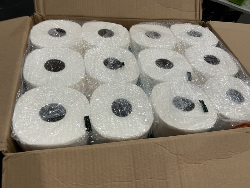 Condition photo showing New/Like New for angel soft toilet paper, 48 mega rolls = 192 regular rolls, soft and strong toilet tissue mega 320 sheet (pack of 48)