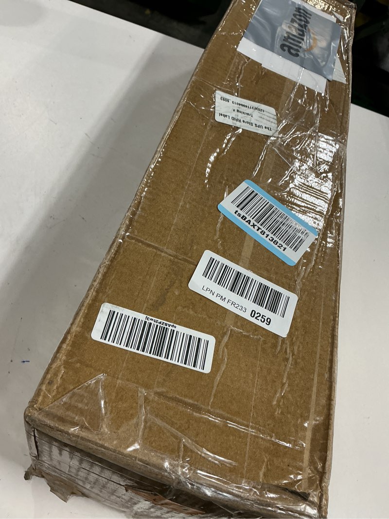 Condition photo showing item condition for Qwork Floor Protector for Deep Pile Carpet, 27" x 31' Heavy-Duty Plastic Carpet Protector, Runner Guard Protector, No-Slip, Waterproof, Clear, for Home Office Hallway Runner