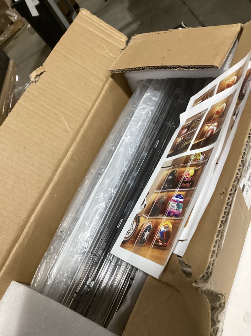 Condition photo showing Good Condition for Clear Stackable Plastic Storage Bins with Lid, Dustproof Display Cases, Extra Large Figures Collectibles Showcase, Boot & Shoe Boxes, Helmet Protection Organizer (Transparent, XL-3 Pack) Transparent-XL-3 Pack