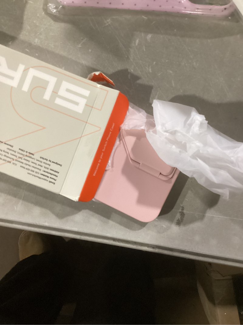 Condition photo showing Good Condition for SURITCH for Samsung Galaxy S25+ Plus Phone Case, Magnetic Shockproof Protective Cover with Camera Cover & Adjustable Metal Kickstand for Galaxy S25+ Plus(2025)-Pink for S25 Plus -6.7" Pink