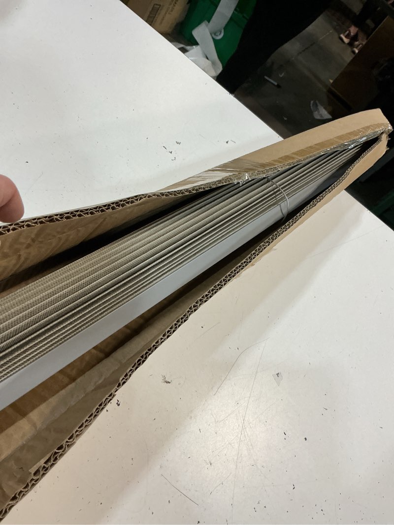 Condition photo showing As Is for novino rv blinds for camper windows 32" w x 24" l,rv pleated shades for camper windows,blinds shade for travel trailer motorhome,gray gray 32"w x 24"h