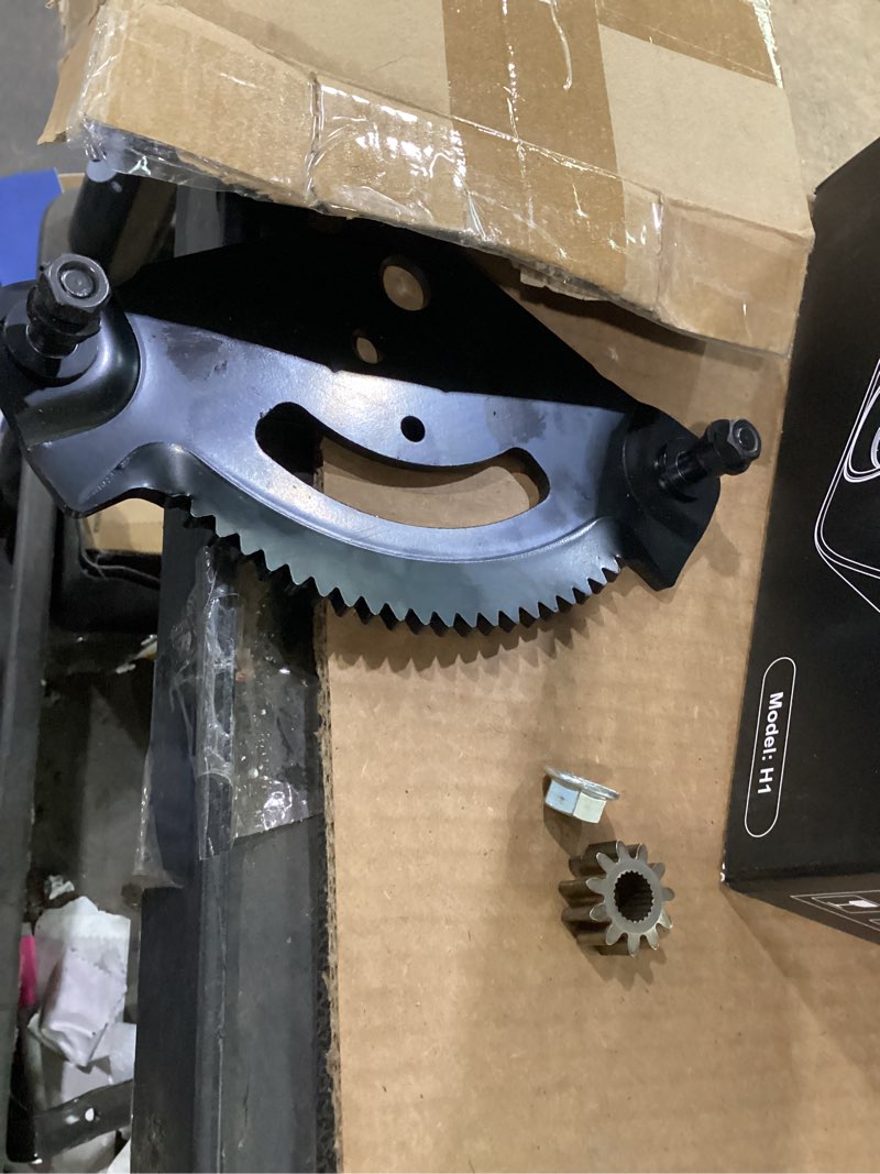 Condition photo showing As Is for steering sector gear plate replacement for mtd for bolens for cub cadet for yardman for troy bilt replaces 717-1550 717-1550a 717-1550b 717-1550c 717-1550d 717-1550e 717-1550f
