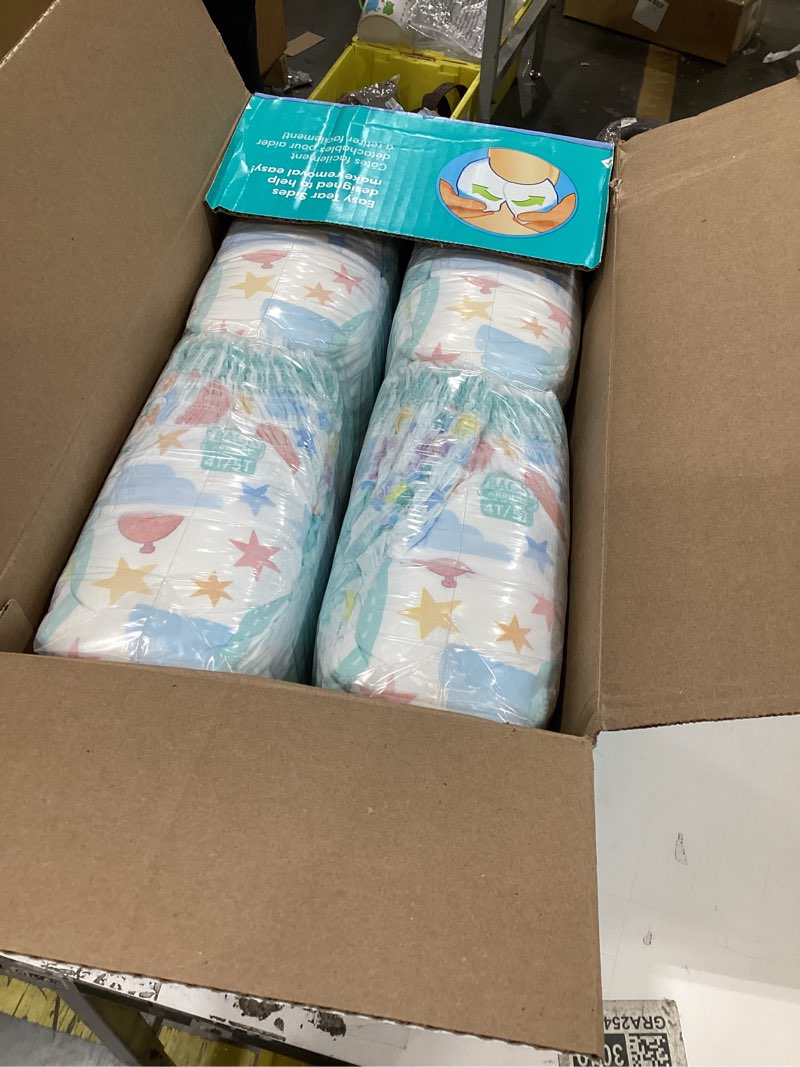 Condition photo showing New/Like New for Pampers Training Pants - Easy Ups Boys & Girls Bluey - Size 4T-5T, 104 Count, Children's Potty Underwear (Packaging May Vary) 4T-5T 104