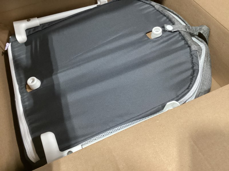 Condition photo showing Good Condition for Baby Delight Snuggle Nest Bassinet, Portable Baby Bed, for Infants 0 – 5 Months, Charcoal Tweed