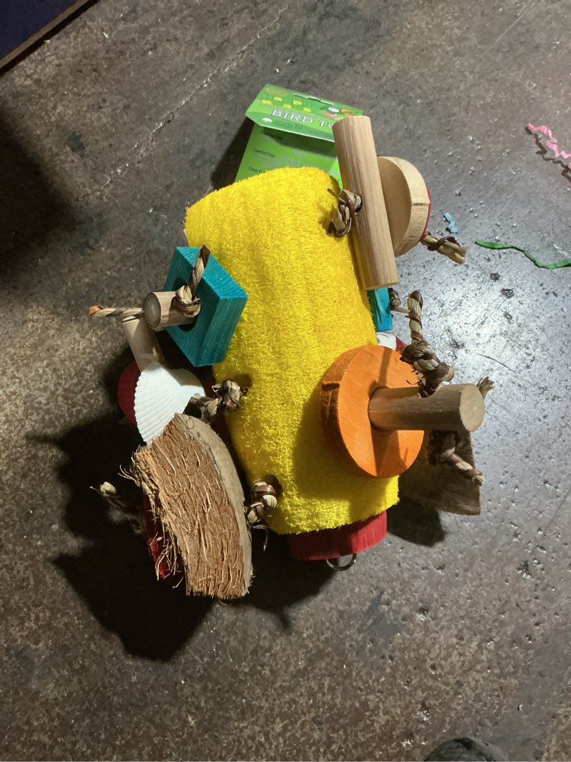 Condition photo showing Good Condition for A&E Cage Java Wood Fun Spongy Bird Toy