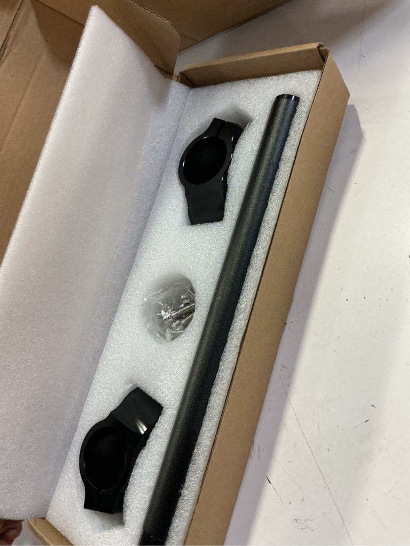 Condition photo showing Good Condition for 37mm motorcycle handlebars 7/8" motorcycle fork clip ons handlebars for hon-da cb500 cb650 cb750 1969-1982 cbx cl77 mr250 sl350 cb450 cl450 cx500 gb500 gl500 cb550 su-zuki ts-250 gn-400 gt-550 gs-7