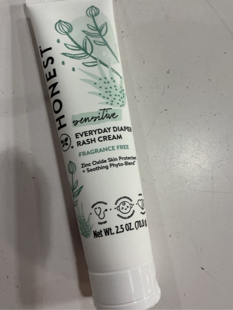 Condition photo showing New/Like New for (exp 10/26)the honest company hypoallergenic diaper rash cream, moisturizing, calming zinc oxide ointment, nea recognized cruelty-free, 2.5 oz 2.5 ounce (pack of 1)