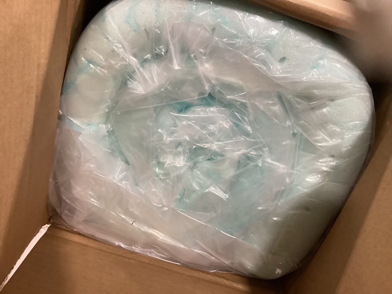 Condition photo showing Good Condition for sweetcrispy mattress topper full, 3 inch thick memory foam gel infused cooling toppers pad for full size bed, sleeper sofa, rv, camper, certipur us certified, ventilated and breathable, blue 3 in full