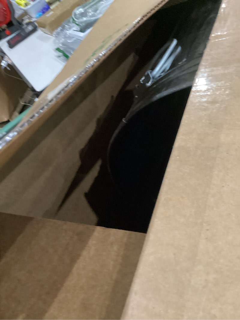 Condition photo showing As Is for Gardenised 20-Gallon Galvanized Steel Incinerator Can with Lid & Vent Holes, High-Heat Outdoor Burn Bin for Leaves, Paper, Yard Waste & Garden Debris, Silver