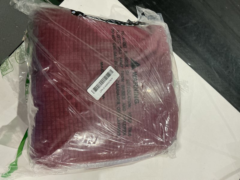 Condition photo showing Good Condition for asnomy couch covers for cushioncouch stretch sofa covers slipcovers, pet protector furniture covers for dogs cats spandex jacquard fabric small checks ?large?wine red? large wine red