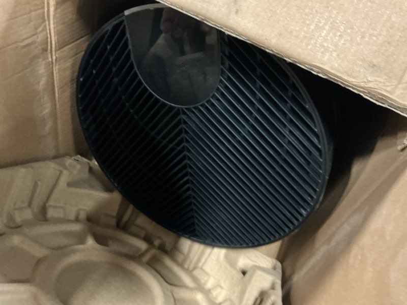 Condition photo showing Good Condition for shark air purifier for home, office, and bedroom, clean sense technology, hepa air filter, 1200 sq ft, captures 99.98% of particles, pet dander, pollutants, dust, smoke, allergens & smells, hp202 1200 sq. ft.