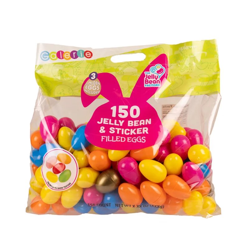 Galerie Jelly Bean & Sticker Filled Eggs 150 ct
