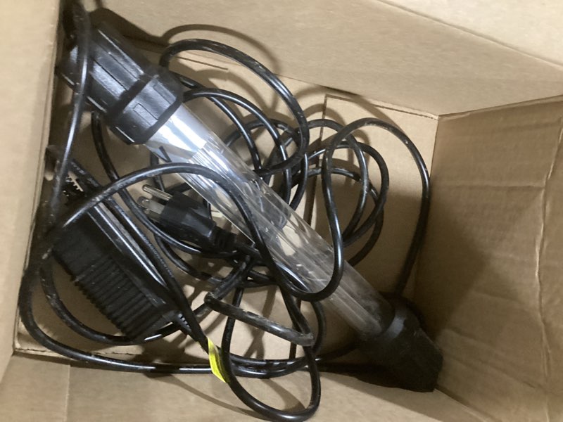 Condition photo showing As Is for 18w aquarium uv light for 100-1000 gallon, uv pond water clarifier for koi pond, swimming pool, spa, large fish tank, cold plunge uv light for pond algae control 18w/for 1000 gallon