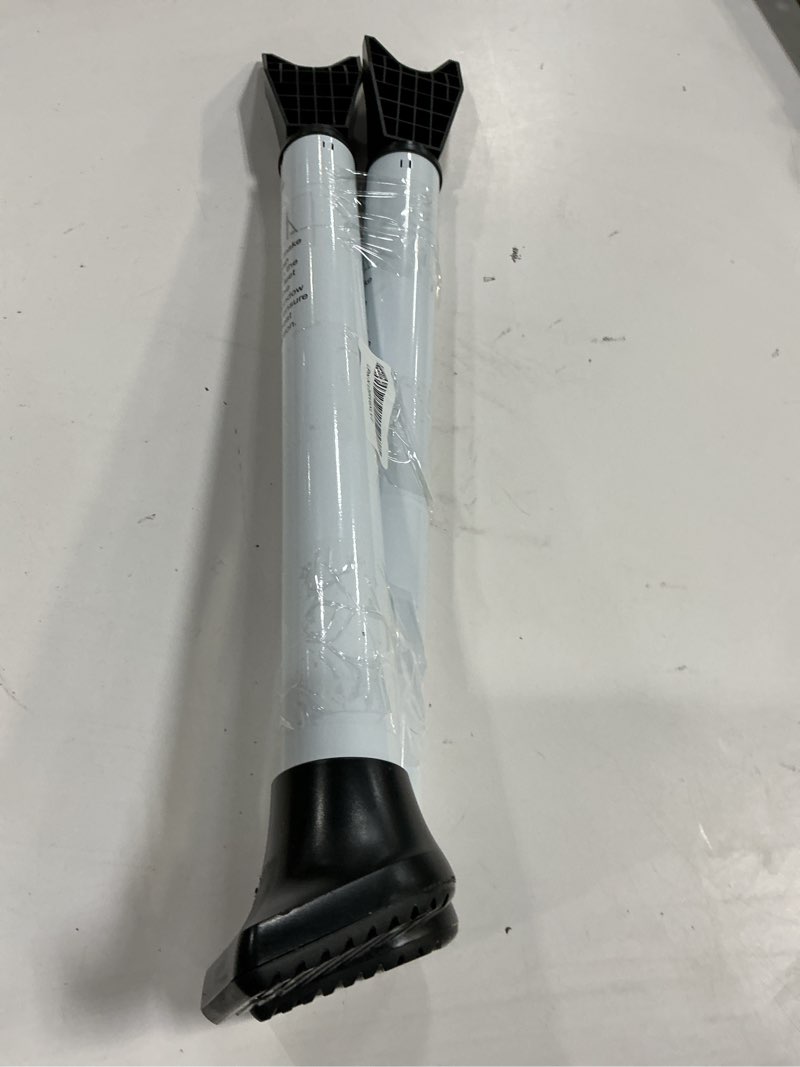 Condition photo showing As Is for Rerishom Door Security Bar, Door Stoppers Security bar,Heavy Duty Door Lock Security Door Jammer Door Stopper for Apartment, Hotel Room,Screen Door Hardware, Gate Lock Bar, 2 Pack White 2 Pack