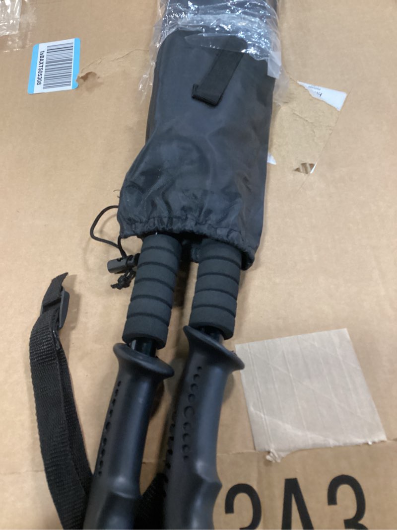 Condition photo showing Good Condition for Aihoye Hiking Trekking Poles, 2 Pack Collapsible, Lightweight, Anti Shock, Walking Sticks, Adjustable Hiking Pole for Men and Women black