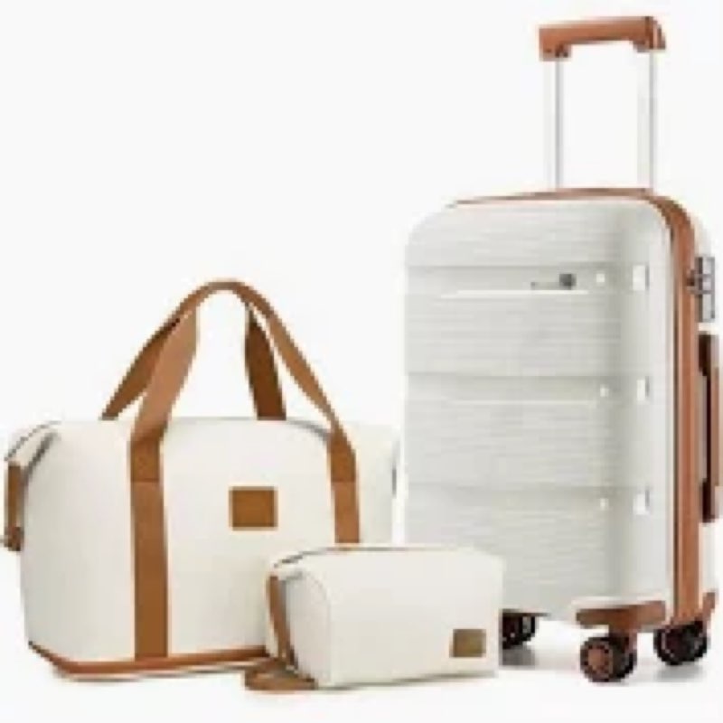 Kono Carry On Luggage 20 Inch Expandable 22x14x9 Airline Approved Hard Shell Travel Trolley 4 Spinne