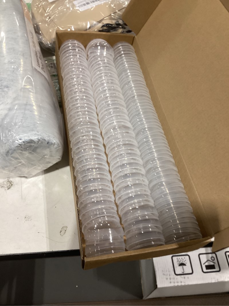 Condition photo showing Good Condition for 50pcs 2 inch vending machine capsules gumball machine capsules clear plastic ball container gachapon capsule fillable balls for prizes, easter, party favors
