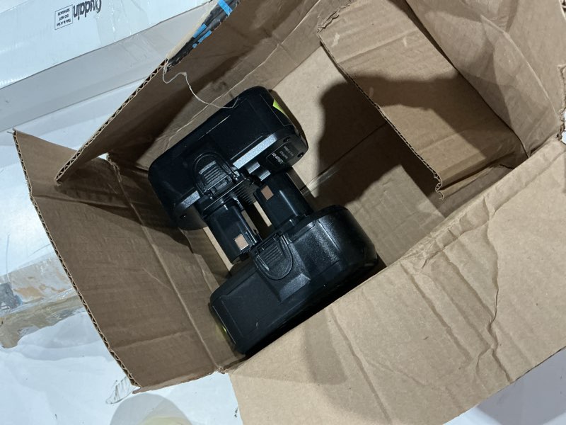 Condition photo showing As Is for 2 packs rb18l50 18v 6000mah lithium battery compatible with ryobi 18v bpl-1815 bpl-1820g bpl1820 bpl18151 p102 p103 p104 p105 p107 p109 p122 cordless power tools for ryobi 18v 2-pack batteries
