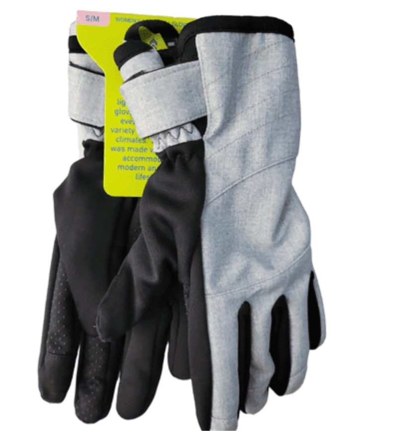 womens free country softshell gloves s/m