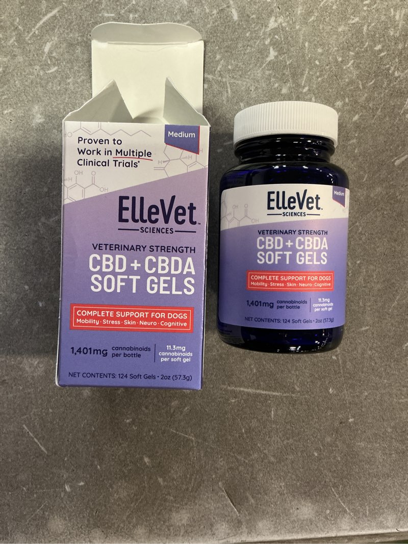 Condition photo showing New/Like New for (Exp 02/2026) Hemp CBD Soft Gel Capsules for Dogs