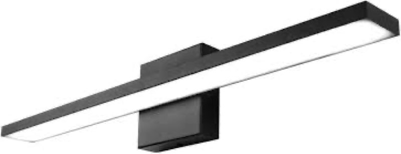 24-in LED Vanity Light Matte Black Finish Frosted Acrylic Shade