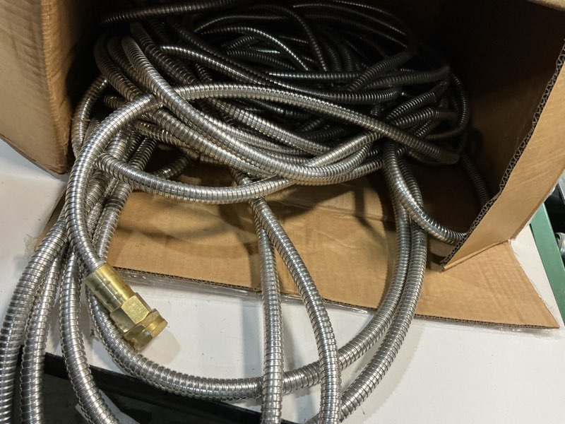 Condition photo showing As Is for NDA 20 Ft. Ice Maker Connection Kit - Stainless Steel